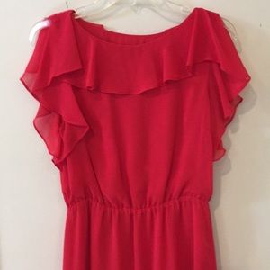 Red H&M summer dress